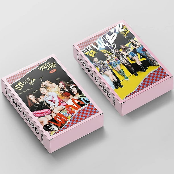 Itzy Lomo Cards 55pcs Itzy Crazy In Love New Album Photocard Itzy Photo Cards Merchandise Of Postcar