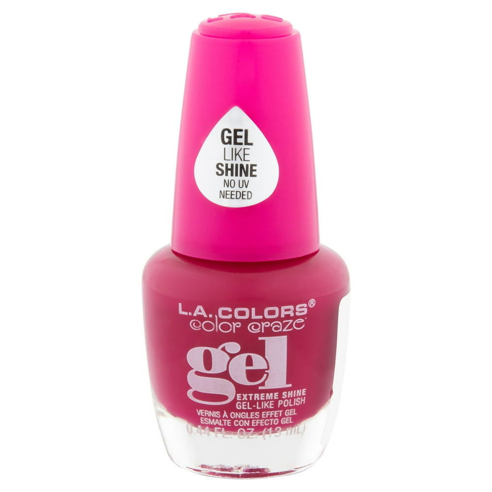 LA Colors Gel Shine Nail Polish, Muse, 0.44 Oz