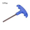 thumbnail image 3 of Uxcell 5Pcs H5 T-Handle Hex Wrench 5mm S2 Steel T-Key Inner Hexagon Spanner Repair Tool, 3 of 5