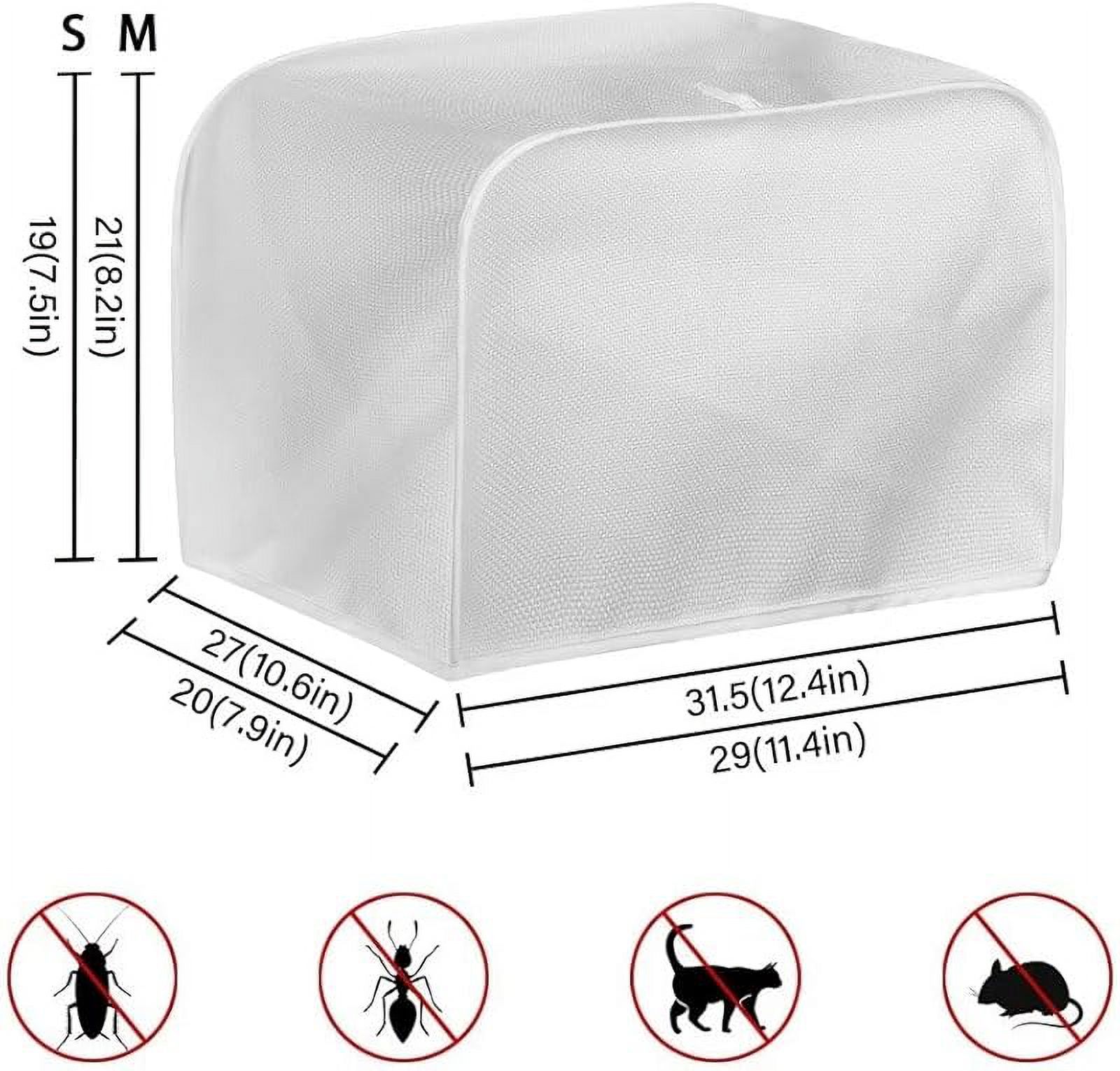 Rooster Flower Toaster Cover – Waschbare Abdeckung Für 2-Scheiben-Toaster, Staubdicht, Braunes Blumenmuster