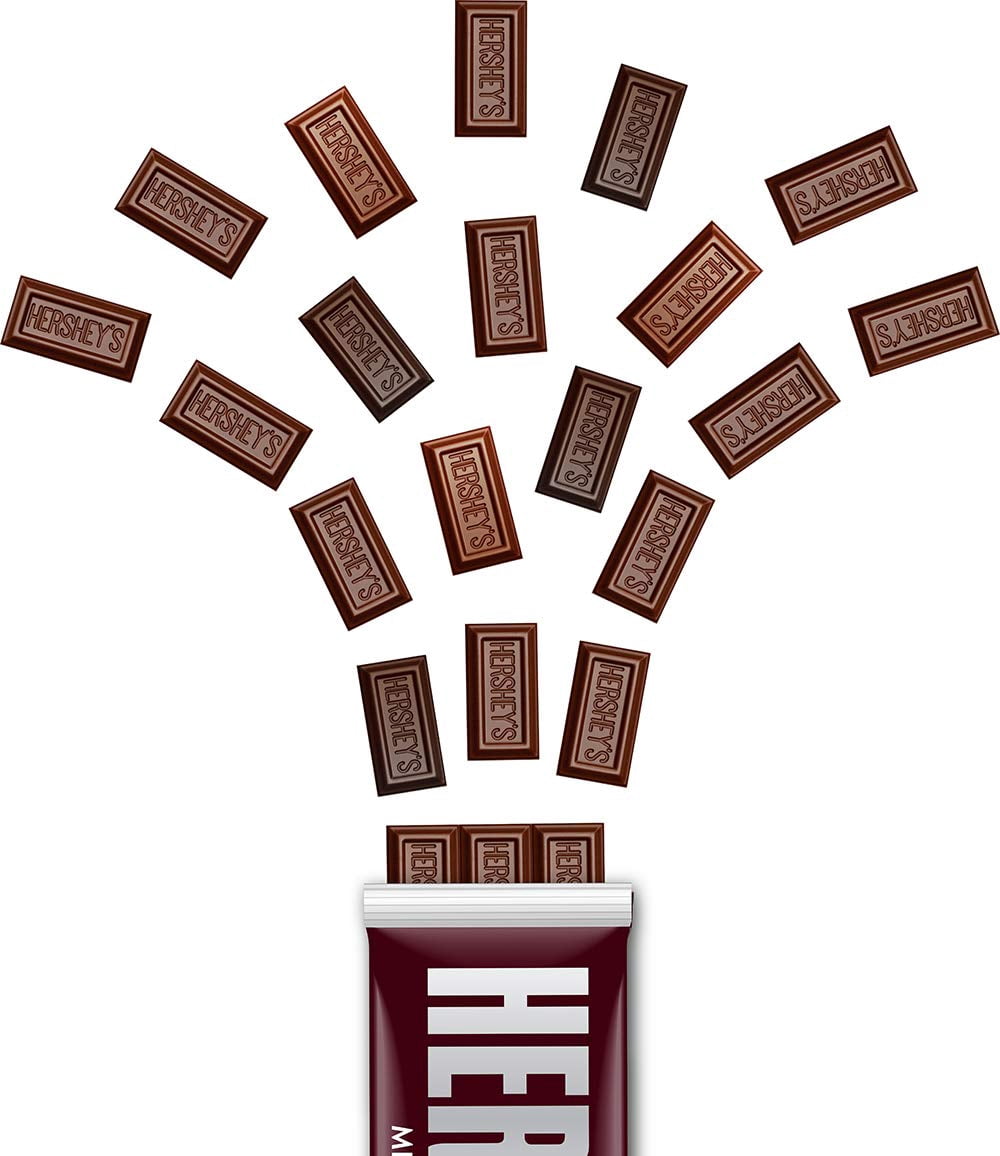 HERSHEY'S Milk Chocolate, Individually Wrapped Candy Bars, 1.55 oz (36 Count)