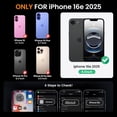 thumbnail image 4 of KOMI Compatible for iPhone 16e Case with Screen Protector - Slide Camera Cover Protective Phone Case with Ring Stand, Heavy Duty Shockproof Rugged Bumper for iPhone 16e Accessories, 4 of 5