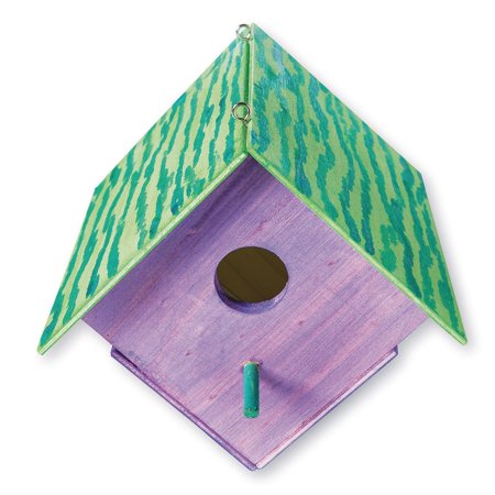 UPC: 0840614132878 | Unfinished Wood Birdhouse  Unassembled (Pack of 12)