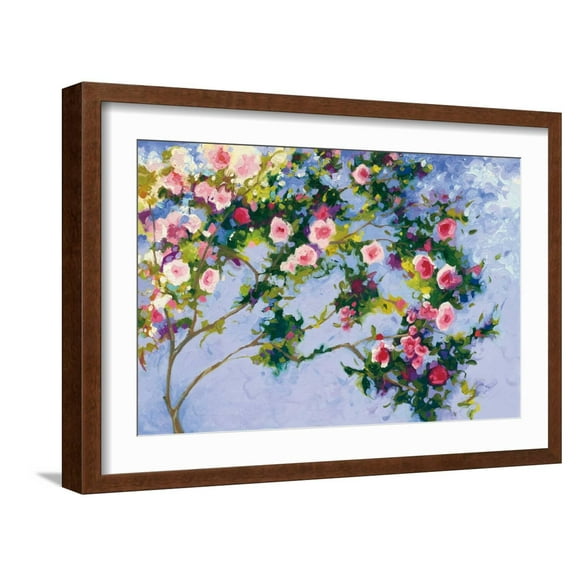 Art.com Inspiration Monet Art Print by Shirley Novak, Brown Frame Wall Art, 23" x 17"