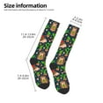 thumbnail image 5 of Balery Cute Hedgehogs Cactus Blue Fun Novelty Socks Men'S Women'S Crew Socks Funny Crazy Novelty Socks Quirky And Cool Socks, 5 of 9
