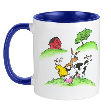 

CafePress - Farm Animals Mug - Ceramic Coffee Tea Novelty Mug Cup 11 oz