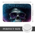 thumbnail image 2 of Kdxio Punk Style Blue Haired Skull,16" x 24", Non-Slip Front Door Mats,Outdoor Welcome Mat Washable, 2 of 9