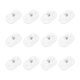 thumbnail image 4 of 12 ruedas autoadhesivas, mini ruedas giratorias, pasta de acero inoxidable, rueda universal, rotación de 360 grados, polea adhesiva, color blanco, 4 of 5