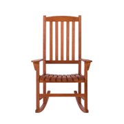 Eucalyptus Porch Rocker in Natural Oil Finish