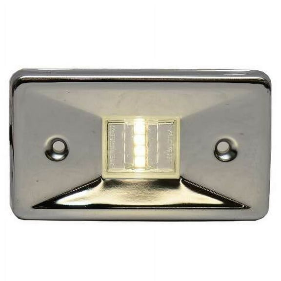 Seachoice Boat Transom Light 2361 | LED White Rectangular Stainless