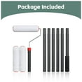 thumbnail image 2 of LCOKEIY Paint Roller with Brush, 8ft Adjustable Paint Roller Extension Poles for House Walls Ceiling, 2 of 7