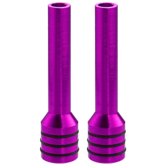 2pcs Purple Car Door Lock Knobs Interior Door Lock Knob Aluminum Alloy Inner Door Lock Pull Pins Universal for Car