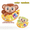 Monkey, variant on Baby Piano Toy Electronic Keyboard with Animals Sounds, Musical Toys for Babies 12M+(Rabbit)