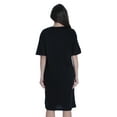 thumbnail image 3 of Just Love Short Sleeve Nightgown Sleep Dress for Women (Black - Basic, 3X), 3 of 3