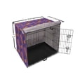 thumbnail image 6 of Leaf Dog Crate Cover, Print of Colorful Tropical Leaves Intertwined Design Night in a Jungle Concept, Easy to Use Pet Kennel Cover Small Dogs Puppies Kittens, 7 Sizes, Quartz Marigold, by Ambesonne, 6 of 6
