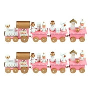 Train Ornaments for Desktop Decoration Made of and Stable 2 Pieces