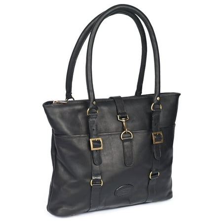 ClaireChase Ladies Computer Tote Bag - Black