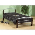 thumbnail image 1 of Metal Bed with Dark Cherry Posts, 1 of 1