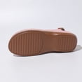 thumbnail image 3 of SACFOF Women's Beach Criss Cross Low Wedge Shoes Summer Dressy Platform Flats Buckle Ankle Strap Open Toe Wedges Walking Comfy Casual Buckle Sandals, 3 of 6