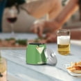 thumbnail image 5 of Yayeee Ashtray with Lid for Cigarette Smokeless Stainless Steel Home Ash Holder, Green Lemon Juice, 5 of 7