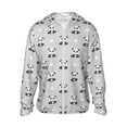 thumbnail image 1 of Fotbe Panda Bear Chaqueta con Protección Solar UPF 50+ para Hombre y Mujer, Camisa con Capucha y Bolsillos-XX-Large, 1 of 7