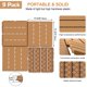 thumbnail image 3 of Baldosas modulares Goovilla, 9 piezas, 30 x 30 cm, impermeables, caqui, 3 of 7
