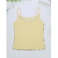 thumbnail image 4 of Hansber Kids Girls Sparkly Sequin Tank Top Camisole Adjustable Straps Dance Tops A Gold 8, 4 of 6