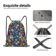 thumbnail image 4 of Disketp Colored Glass1 Drawstring Backpack Drawstring Gym Bags Draw String Bags for Sports, Gym, Travel, Swimming, Beach-Medium, 4 of 6