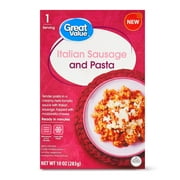 Great Value Italian Sausage and Pasta, 10 oz (Frozen)
