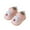 Pink, variant on Uaswgudfs Baby Shoes Cute Bunny Print Boys Girls First Walkers Flat Shoes PU Leather Rubber Sole Walking Shoes, 0-15M