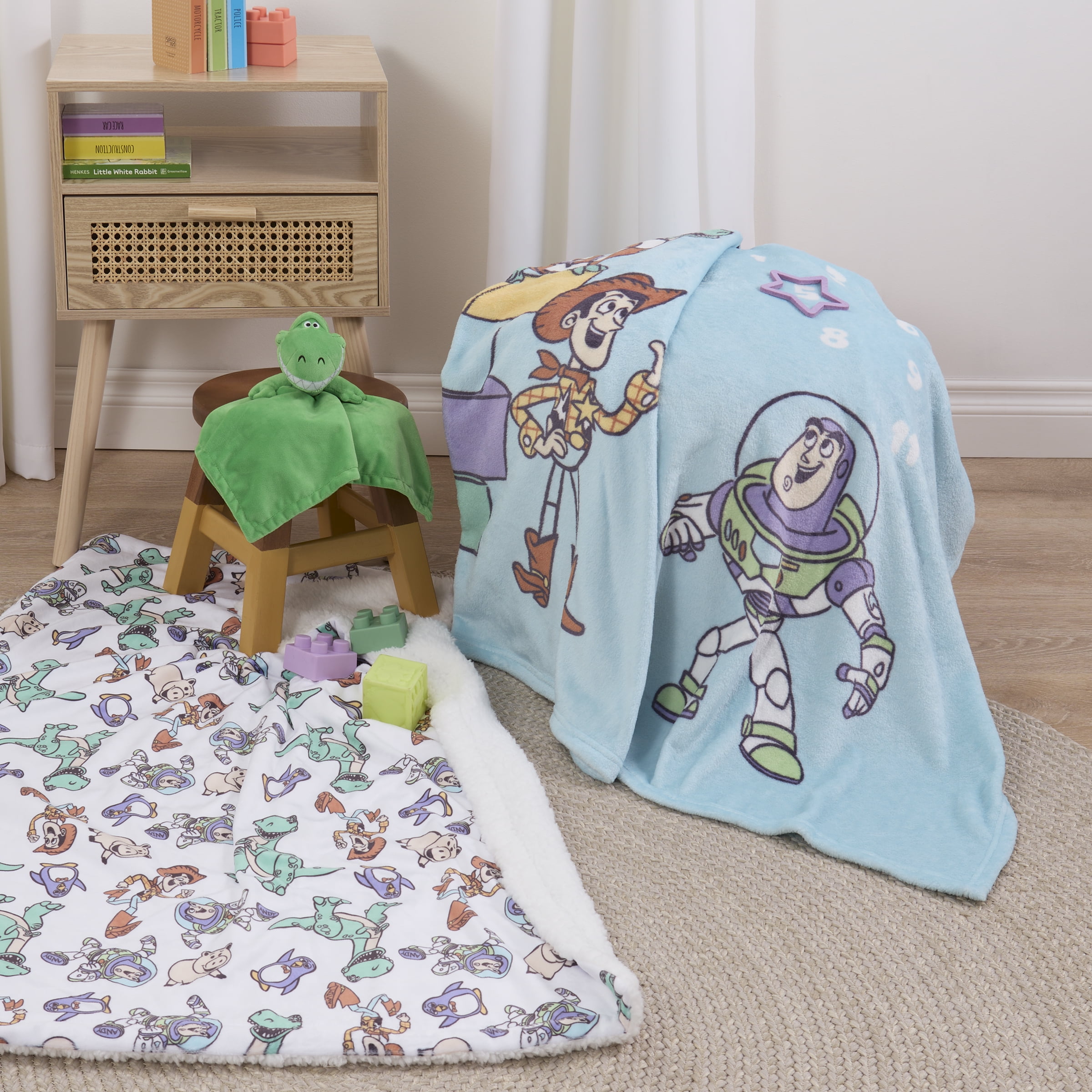 NoJo Disney Toy Story Play All Day Milestone Baby Blanket