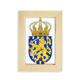 thumbnail image 1 of Nederlands Europa emblema nacional Escritorio de madera Arte Pintura 5x7 pulgadas marco de foto foto, 1 of 4
