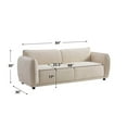 thumbnail image 7 of Christopher Knight Home 84" Modern Boucle Sofa, 3-Seater with Round Arms for Living Room & Apartment, Beige, 7 of 7