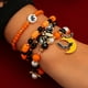 thumbnail image 4 of Pulseras de Halloween Pulseras con dijes de calabaza fantasma Pulseras de cuentas elásticas para mujeres, 4 of 5