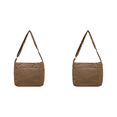 thumbnail image 1 of Bolso Hombro Acolchado para Mujer Cruzado Viajes Al Aire Libre (caqui), 1 of 3