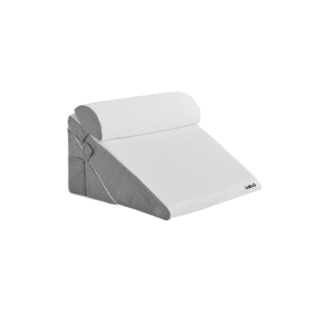 Almohada Cojín Anti reflujo Grande Lab.G Gris, Blanco