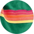 thumbnail image 3 of 2 Piece Lounge Sets for Women Rainbow Striped Outfits Casual Long Sleeve Sweatshirt Shorts Trendy Matching Sweatsuit, 3 of 4