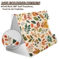 thumbnail image 2 of FORMRS A4 Clipboard Folder with Pen Holder Horizontal Foldable School Office Binder, Beige Retro Leaves, 2 of 9