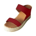 thumbnail image 2 of Floenr Womens Sandals Flip Flops for Women,Women Sandals Summer Slipper Open Toe Comfy Breathable Beach Casual Wedges Shoes, 2 of 4