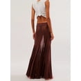 thumbnail image 5 of Hirigin Womens Summer Maxi Skirt Mesh High Waisted Sheer Beach Swimsuit Cover Up Flowy Long Tulle Skirts, 5 of 7