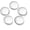 Transparent Clear, variant on 200Pcs Transparent Glass Cabochons 5.5~6mm Clear Glass Flat Back Dome Tile Half Round Cabochon Covers for Photo Pendant Jewelry Making