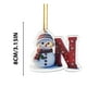 thumbnail image 4 of Adornos navideños con letras 2025, colgante de ciervo navideño, decoración de madera para mesa, adornos personalizados, 4 of 4