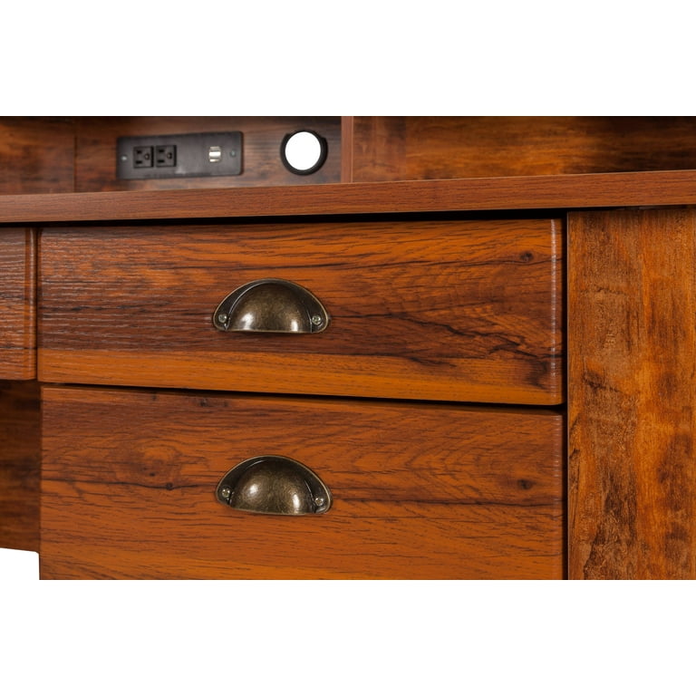 Eleanor executive cheap desk with hutch