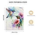 thumbnail image 2 of PIKWEEK  Abstract Birds Art print Watercolor Hummingbirds and Flower Branch Canvas Painting,Set of 4,Nature Wall Art Poster For Living Room Bedroom Office Decoration, 2 of 5