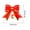 B, variant on Fek888 Bows for Christmas Ornaments 2 X Red And Christmas Tree Bows Bow Decoration Gift Ornament Merry XMAS Indoor Outdoor Holiday Party Decorations