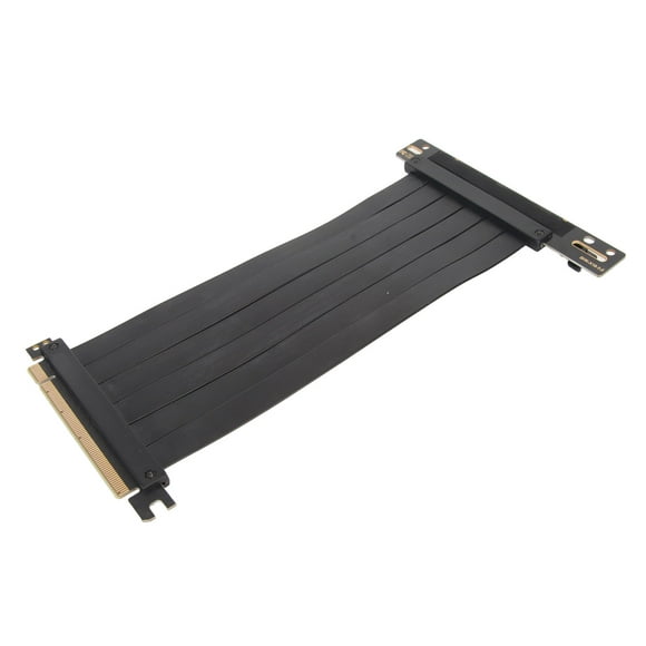 Câble Riser PCIE 3.0 X16, Adaptateur de Carte d'Extension GUP Flexible à Haute Vitesse à 90 Degrés, Câble d'Extension de Carte Graphique à Montage Vertical, Compatible avec PCIE 2.0 1.0