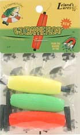 (3 pack) Leland Lures Crappie Magnet 2" E-Z Crappie Float - 87609