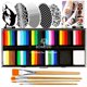 thumbnail image 1 of Kit de pintura facial Bowitzki Professional con plantilla, 12 x 10 g, no T, 1 of 8
