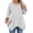 Shirts-White, variant on Gamivast Womens Holiday Tops Plus Size 3/4 Sleeve Polka-Dot Tunic Going Out Shirts Trendy Casual Crewneck Asymmetric Hem Dressy Blouse Fashion Clothing