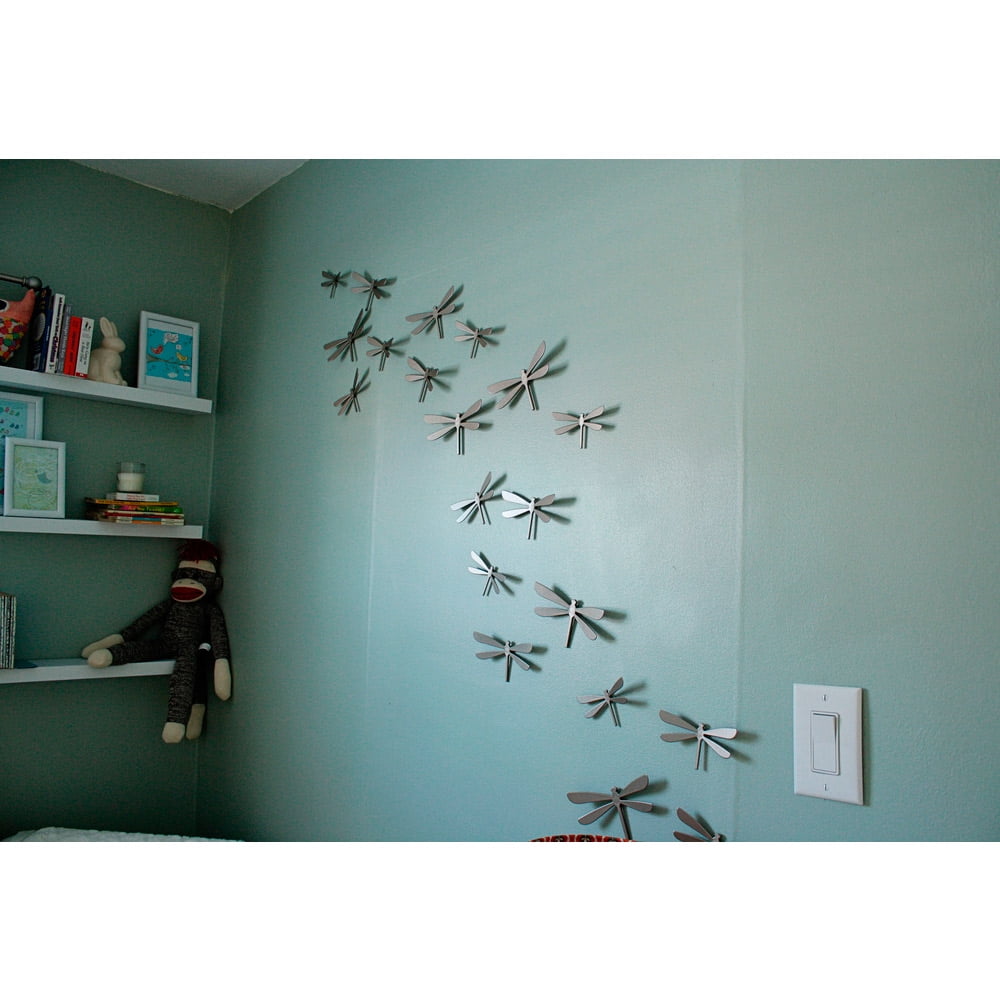 Umbra Set 20 Plastic Wallflutter Dragonfly Dragonflies Wall Decor Umbra Set 20 Plastic Wallflutter Dragonfly Dragonflies Wall Decor Sculpture Gift